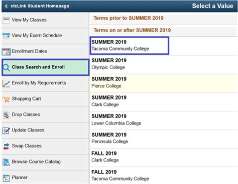 spscc classes list.